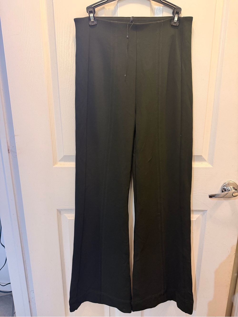 ME+EM Classic Dark Green Wide-Leg Women's Pants